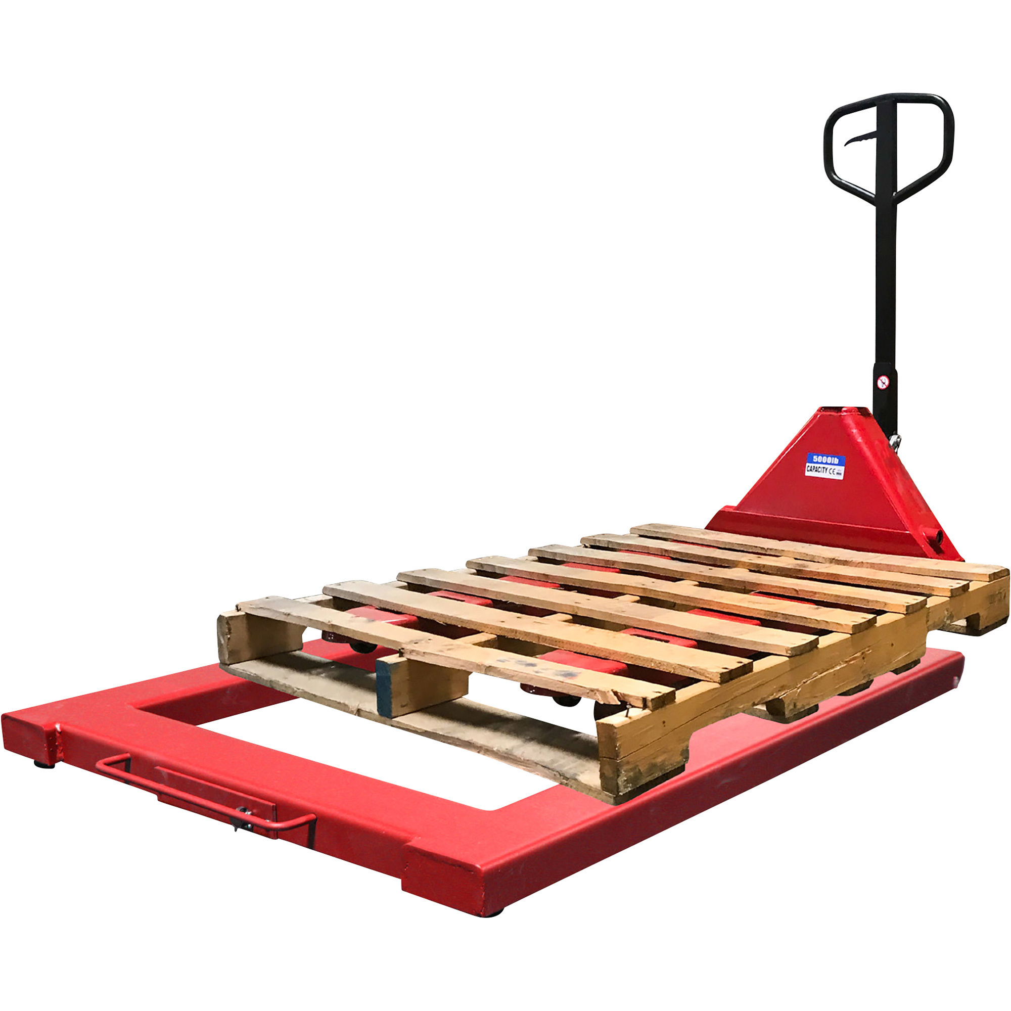 Optima Scale U-Shaped Floor Scale, 5000-Lb. Capacity, 1-Lb. Increment Display, Model# OP-932-5K